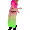 thumbnail image 1 of HOMOY Longline Hoodie for Women Zip Up Jacket Coat Long Sleeve Hooded Long Jackets Casual Fall Winter Warm Loose Fit Hoodie Blanket Plain Oversized Hooded Sweatshirt Pink S, 1 of 4