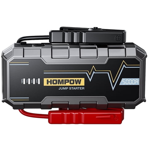 HOMPOW 4000A Jump Starter, 12V Portable Battery Booster Pack & Power Bank, Car Battery Jump Starter and Jump Box for Up to 7.0L Gas and 5.0L Diesel Engines