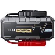 HOMPOW 4000A Jump Starter, 12V Portable Battery Booster Pack & Power Bank, Car Battery Jump Starter and Jump Box for Up to 7.0L Gas and 5.0L Diesel Engines