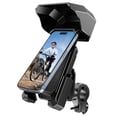 thumbnail image 1 of HOMPOW Motorcycle Phone Mount, Fits Most Handlebars, , 360° Adjustable, Compatible with iPhone, Samsung, All Cell Phone, 1 of 8