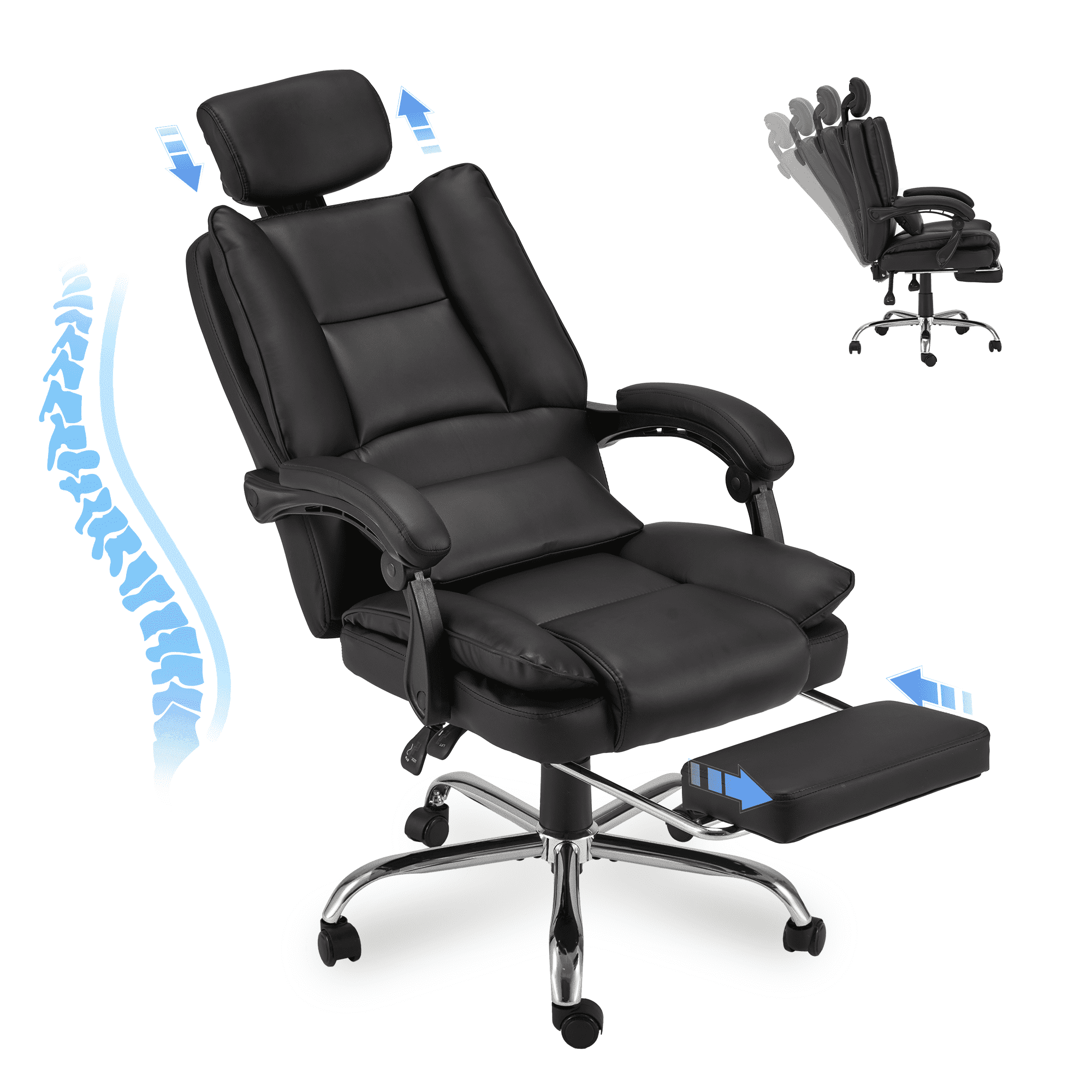 Reclining office chair walmart discount