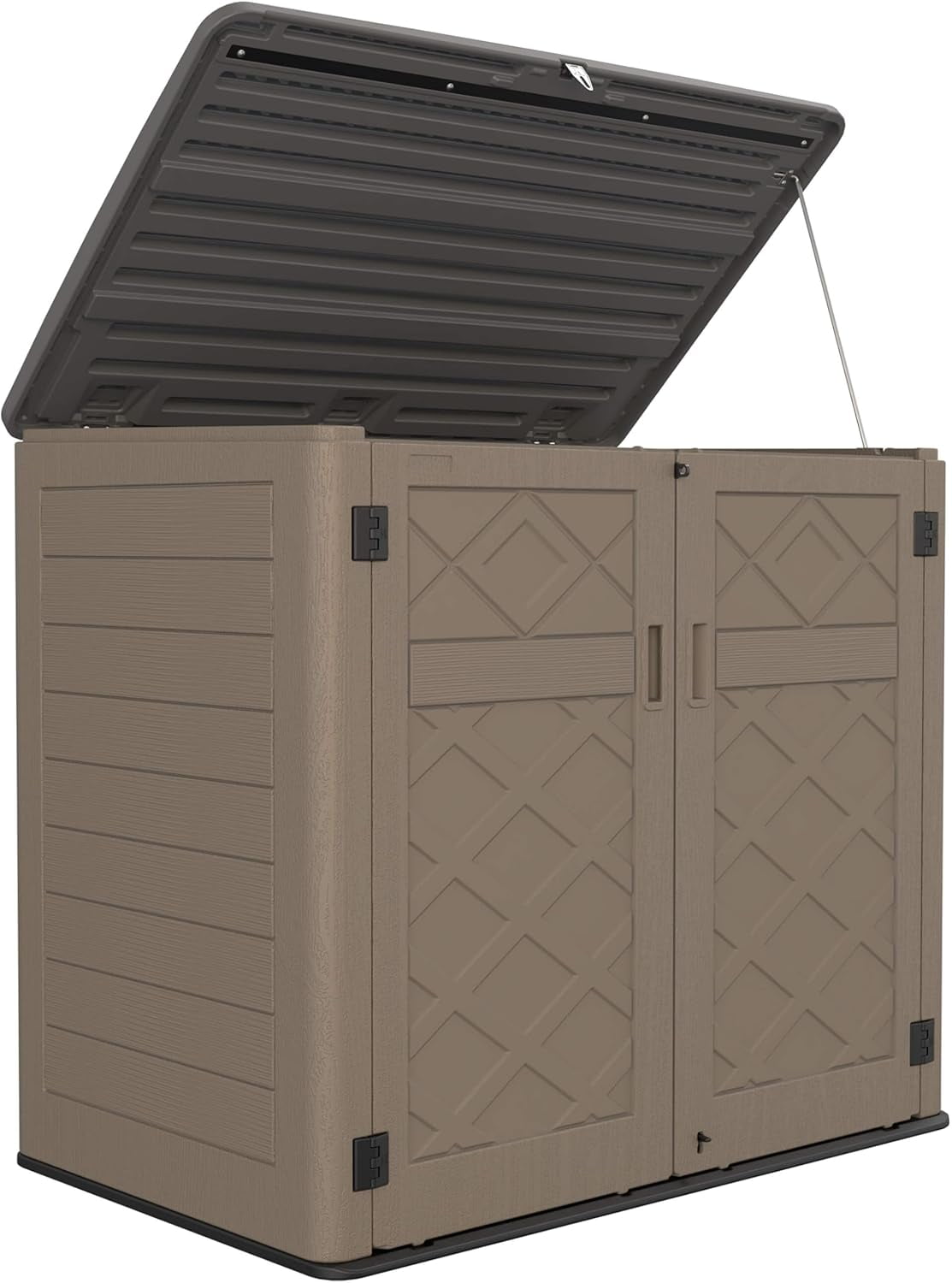 HOMSPARK Storage Shed Weather Resistance, MultiPurpose Outdoor Storage