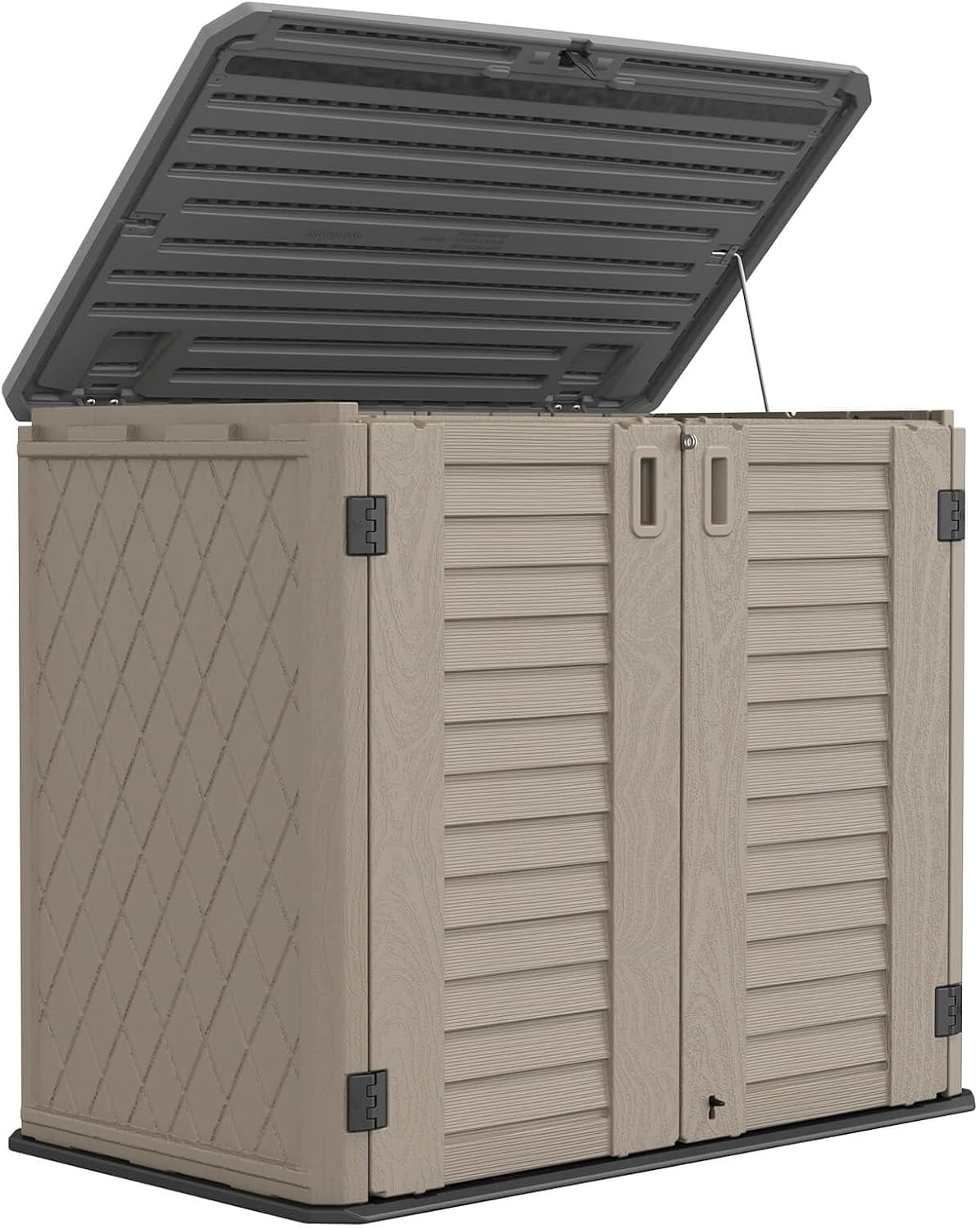 HOMSPARK Storage Shed Weather Resistance, MultiPurpose Outdoor Storage