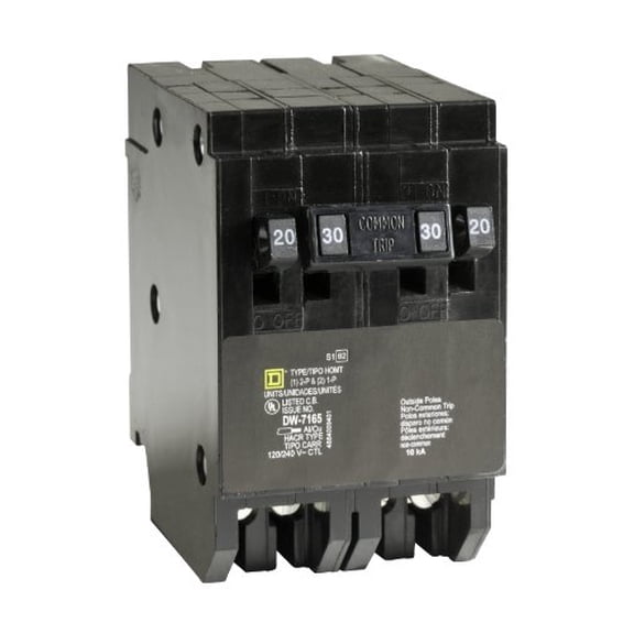 SQUARE D BY SCHNEIDER ELECTRIC DBL Pole Tandem Breaker HOMT2020230CP