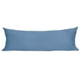 thumbnail image 1 of HOMTEC 100% Cotton Body Pillowcase, Body Pillow Cover with Envelope Closure, Hypoallergenic Soft Long Pillow Case, 20" x 54", Moonlight Blue, 1 of 8