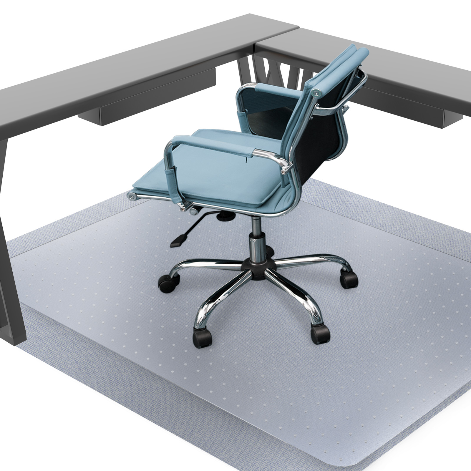ES Robbins MultiTask Series 46 x 60 Chair Mat for Low Pile Carpet