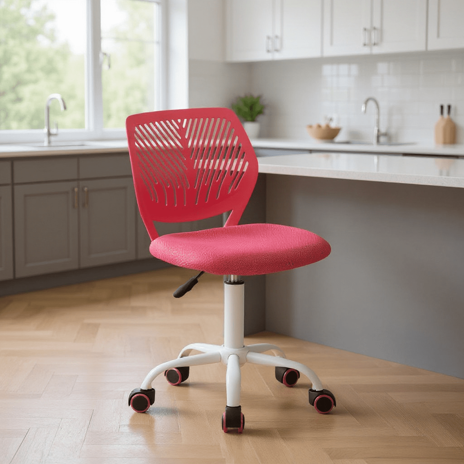 Homy Casa Ergonomic Bar Stool Adjustable Swivel with Height Control and ...