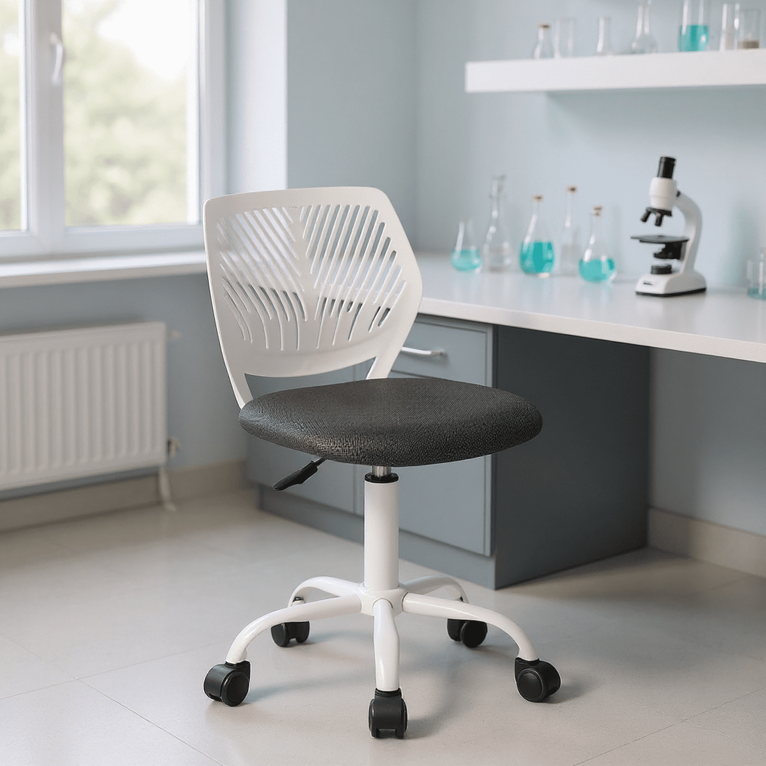 Homy Casa Adjustable Height Drafting Stool with 360° Swivel, Ergonomic ...