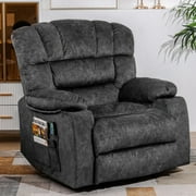 HOMYEDAMIC 23.6" Wide Recliner Chair Modern Ergonomic Single Sofa Recliners on Clearance 2 Cup Holders & Side Pocket Foam Filling Living Room Lounge