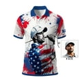 thumbnail image 1 of HOMYGIFTS Men’s Golf Polo – Custom Golfer Art with Colorful Mosaic Swirl, Perfect for Golf Enthusiasts, 1 of 10