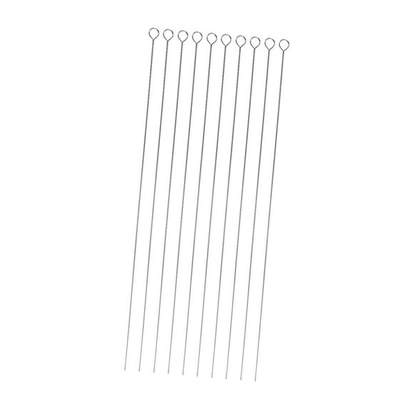 HOMYL 10 Pieces Basic Beading Pin Professional General Craft Beading Threader Tool
