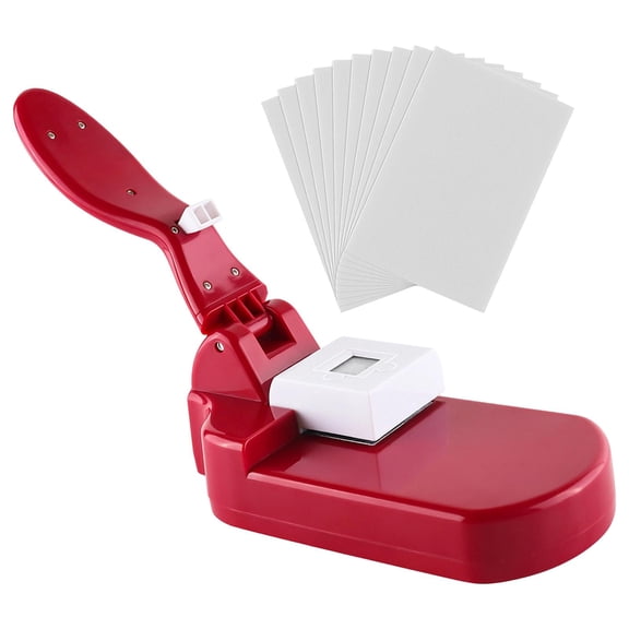HOMYL 10 Pieces Jigsaw Puzzle Maker Machine Jigsaw Game Photo Puzzle Puncher DIY Paper Red