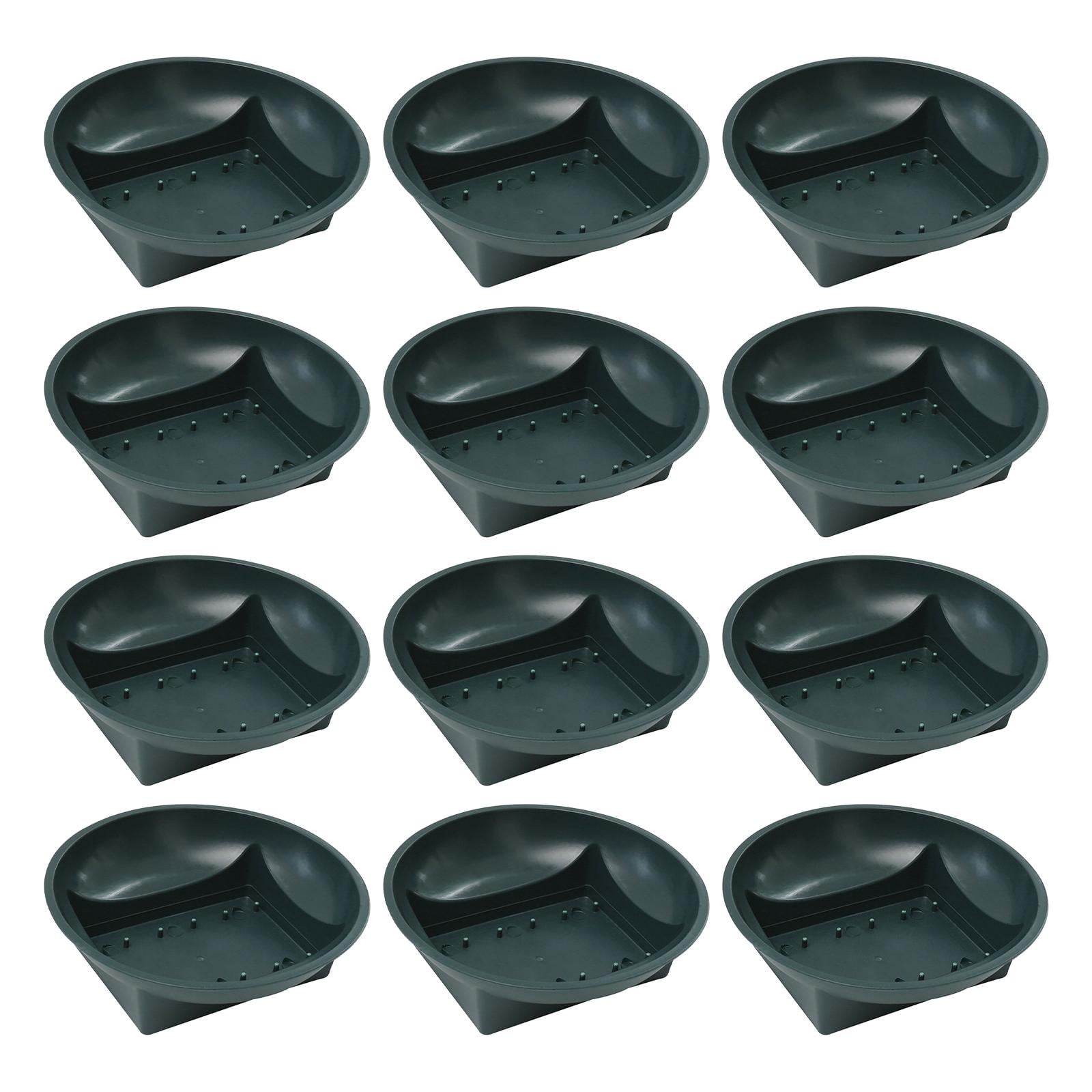 HOMYL 12 Pieces Floral Foam Round Bowl Floral Wet Foam Bowl for Flower Table Party