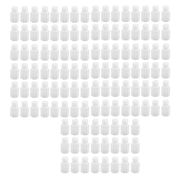 HOMYL 120pcs Hexagon Shape Empty Bubbles For Wedding Party And Outdoor Entertainment