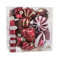 thumbnail image 1 of HOMYL 16 Pieces Christmas Hanging Decorations Indoor for Farmhouse Bedroom Holiday Dark Red, 1 of 8