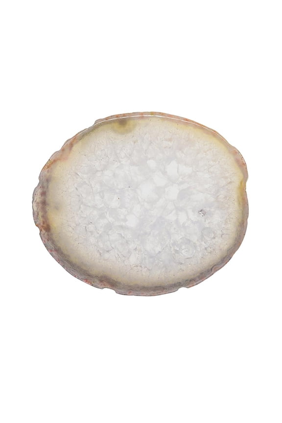 1pcs Irregular Agate Slice Quartz Crystal Polished Stone for Pendant Charms Raw grey