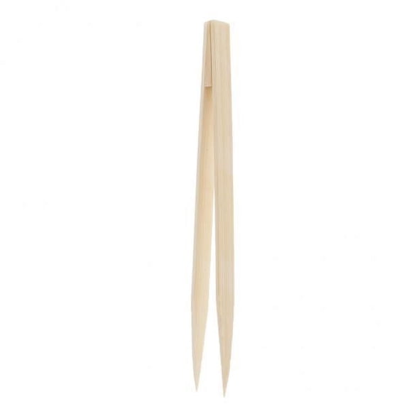 HOMYL 2-4pack 15cm Natural Bamboo Tweezers Jewelry Making Beading Picking Tools 3 Pcs