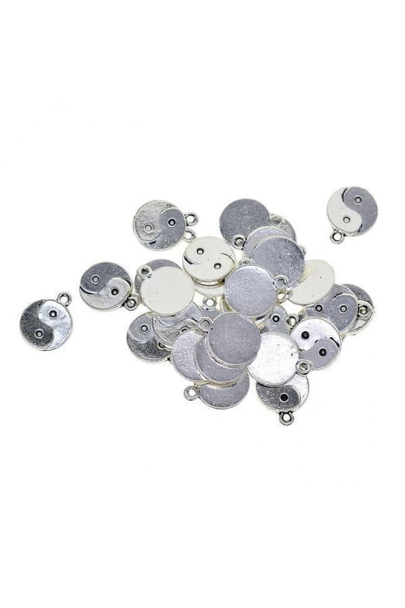 2-4pack 30pcs Tibetan Yin Yang Tai taiji Mini Dangle charms 2 Pcs