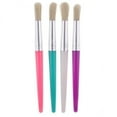 thumbnail image 1 of HOMYL 2-4pack 4 Pieces Kid Artist Paint Brushes Set Watercolor Acrylic Oil Painting 2 Pcs, 1 of 8