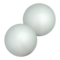 HOMYL 2 Pieces Craft Foam Balls Christmas Balls for Household DIY Arts and Crafts Dia 25 cm
