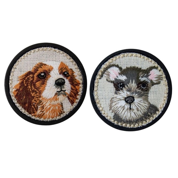 HOMYL 2 Pieces Nanny Cute Keeper for Embroidery Grandmother 2 Dog