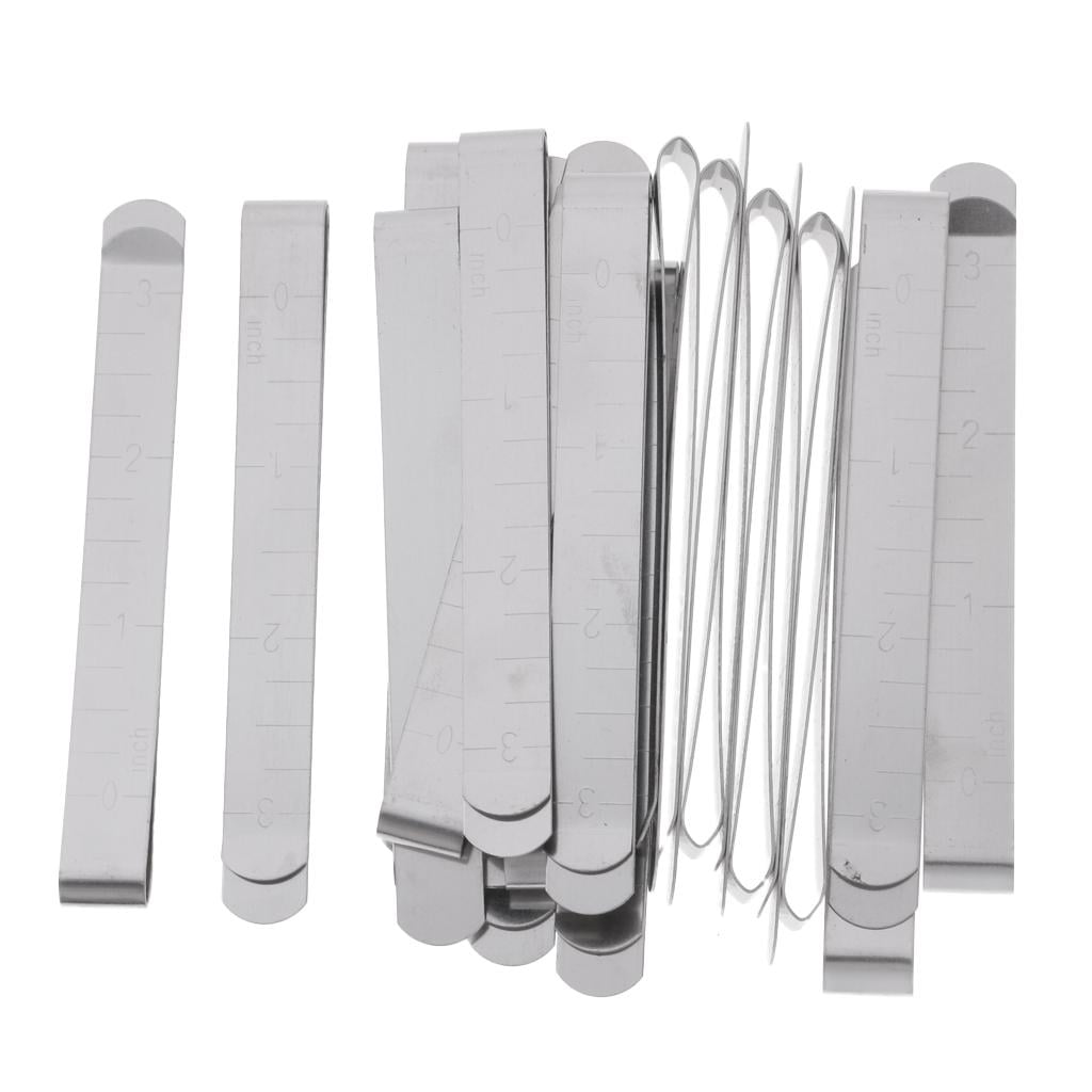 HOMYL 20pcs 3 " Alloy Hemming Clips Sewing Clip Measurement