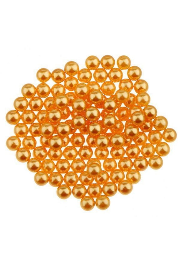 2x 150pcs Imitation Pearl No Hole ABS Plastic Charm DIY Loose Beads