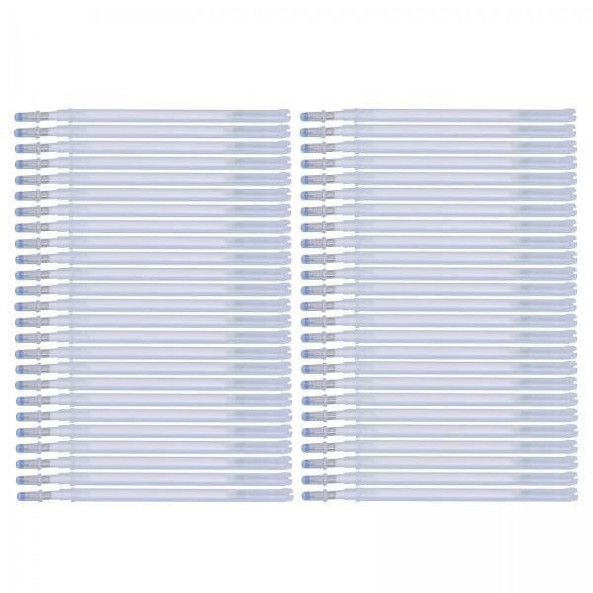 HOMYL 2xHeat Erasable Pen Refills Marker Tailors Quilting Embroidery Sewing White Thick 50pcs