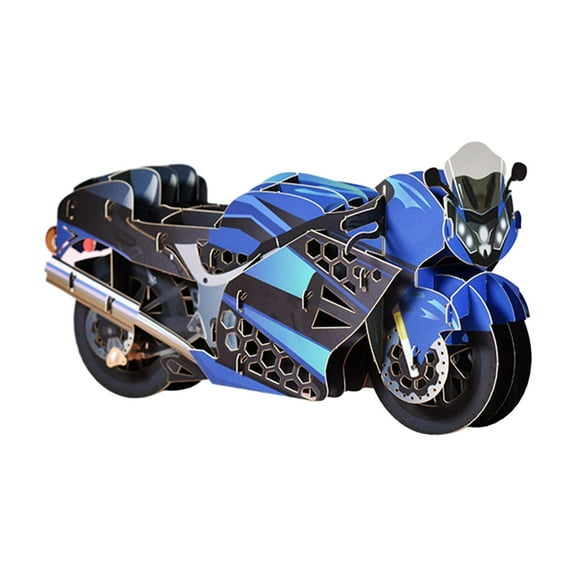 HOMYL 3D Motorbike Popup Card Greeting Card from Son Invitation Card Fathers Day Gifts
