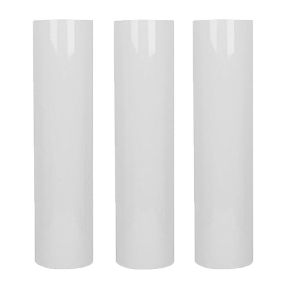 HOMYL 3Pcs 3cm Heat Transfer Vinyl Sheets Iron On Printing Lettering for T Shirts