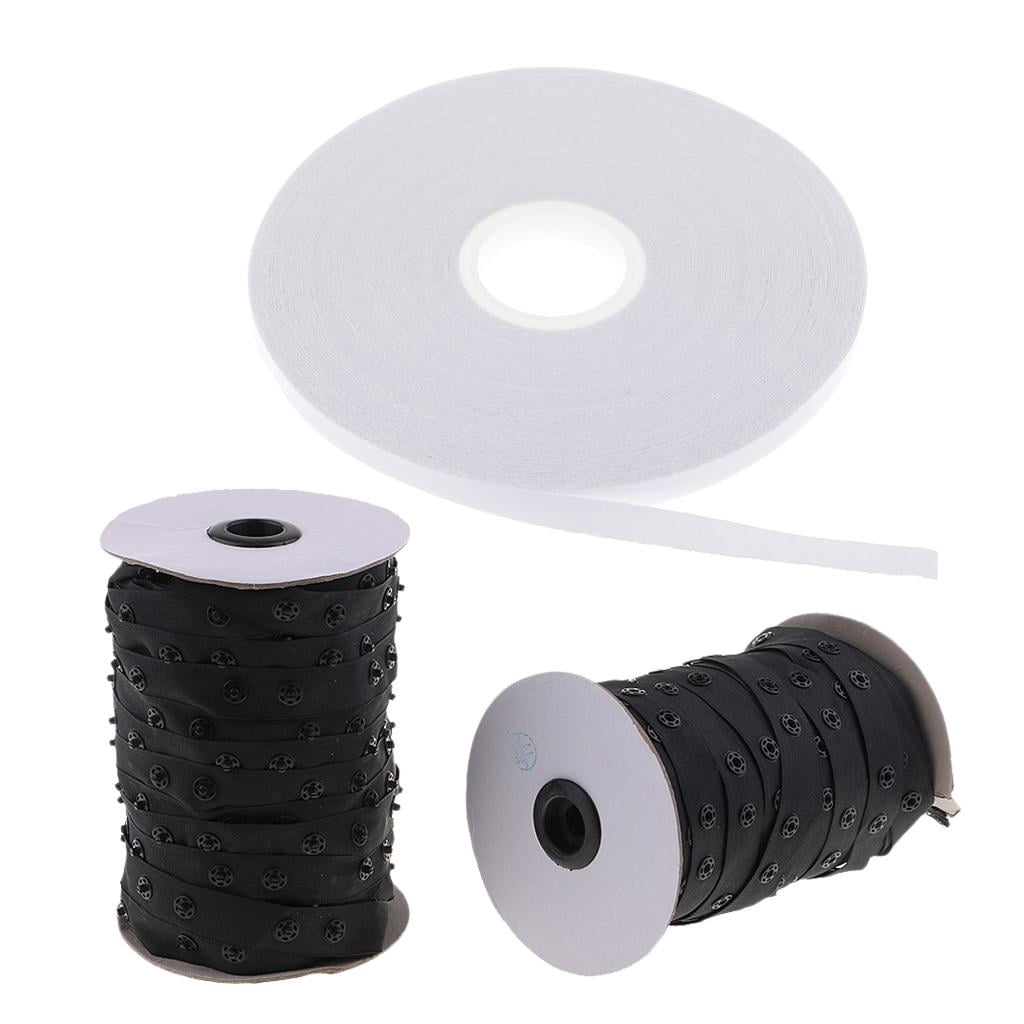 HOMYL 3Pcs White Double Sided Tape Quilting Tape Wash Away Fastener Tape