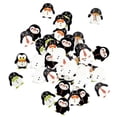 thumbnail image 1 of HOMYL 3x100Pieces Penguin Shapes Wood Buttons for Sewing Crafting 25mm 3 Pcs, 1 of 8