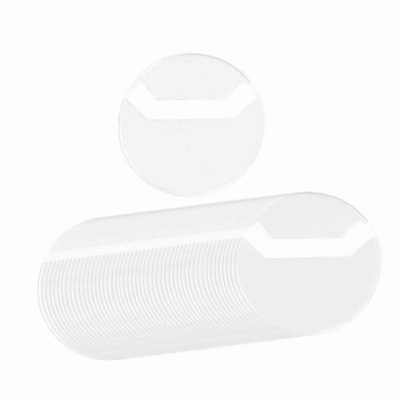 HOMYL 3x50x Badge Protection Covers Badge Making Accessories Crafting Supplies Clear 63mm for 58mm Badge