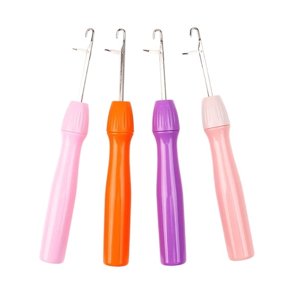 HOMYL 4 Pieces Latch Hooks,Rug Making Art Crafts Portable Convenient Knitting Projects