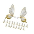 thumbnail image 1 of HOMYL 40Pcs Butterfly Flower Wrapping Paper Floral Wrapping Paper for Thanksgiving gold, 1 of 8