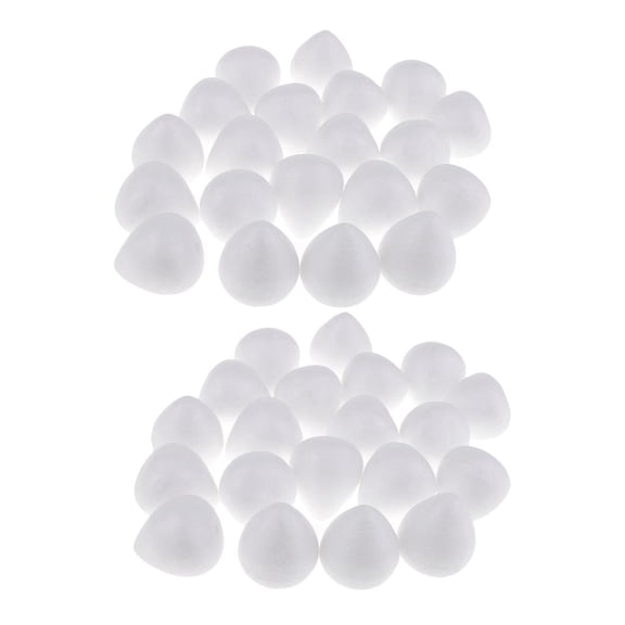 HOMYL 40Pcs Modelling Polystyrene Styrofoam Foam Ball Craft Drop Flower Stamen DIY 40
