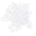 thumbnail image 1 of HOMYL 4x100 Pieces Bra Lingerie Strap Clips Hook Slider Buckles 8mm, 1 of 8