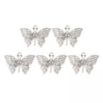 thumbnail image 1 of HOMYL 4x50Pcs Butterfly Charms Findings Pendents for Hairpin Earrings Birthday Gifts B 4 Pcs, 1 of 8