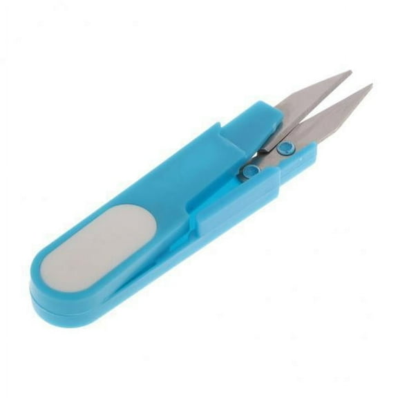 HOMYL 4xMini Sewing Scissors Yarn Small Snips Trimming Handle Blue