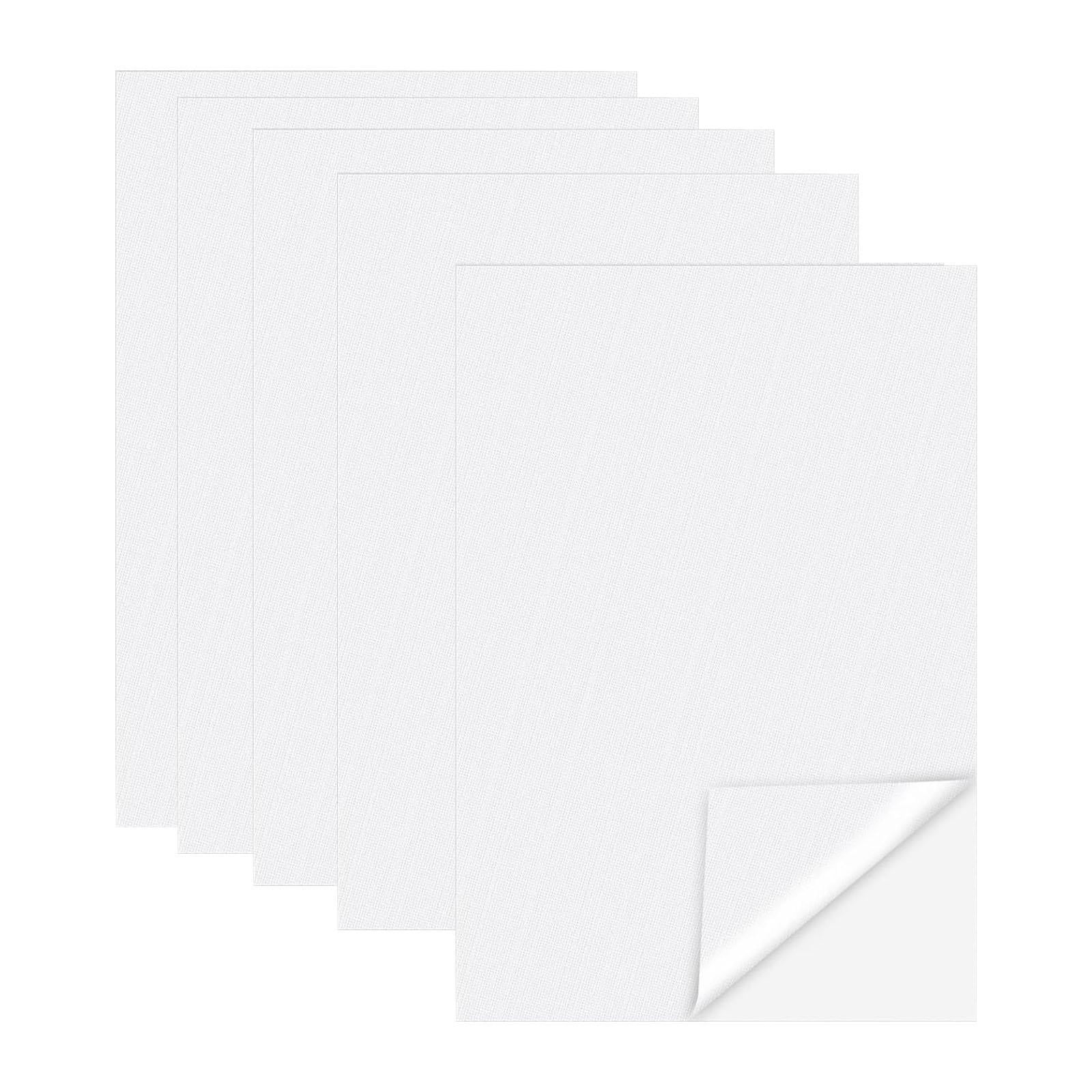HOMYL 5 Pieces Water Soluble Embroidery Stabilizer Blank Printable for ...