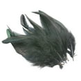 thumbnail image 1 of HOMYL 50 Pieces Feathers for Crafts Chicken Feather for Party Wedding Arrangements Black, 1 of 8