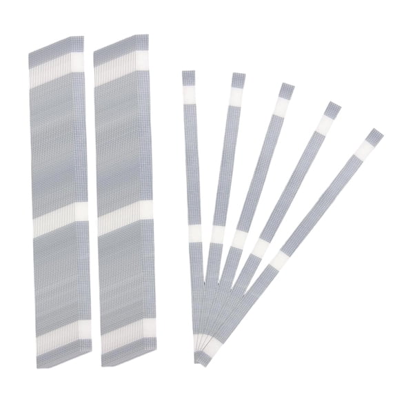 HOMYL 50 Pieces Thermal Binding Strips Hot Melt Sticky Strips Bookbinding Repair Tapes 3 Point