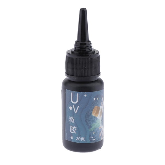 HOMYL 5g Clear Epoxy UV Resin Glue Ultraviolet Cure Gel for DIY Jewelry Making