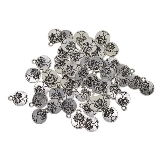 HOMYL 5x50 Pieces Antique of Tree Jewelry Making Charms Pendant Crafts