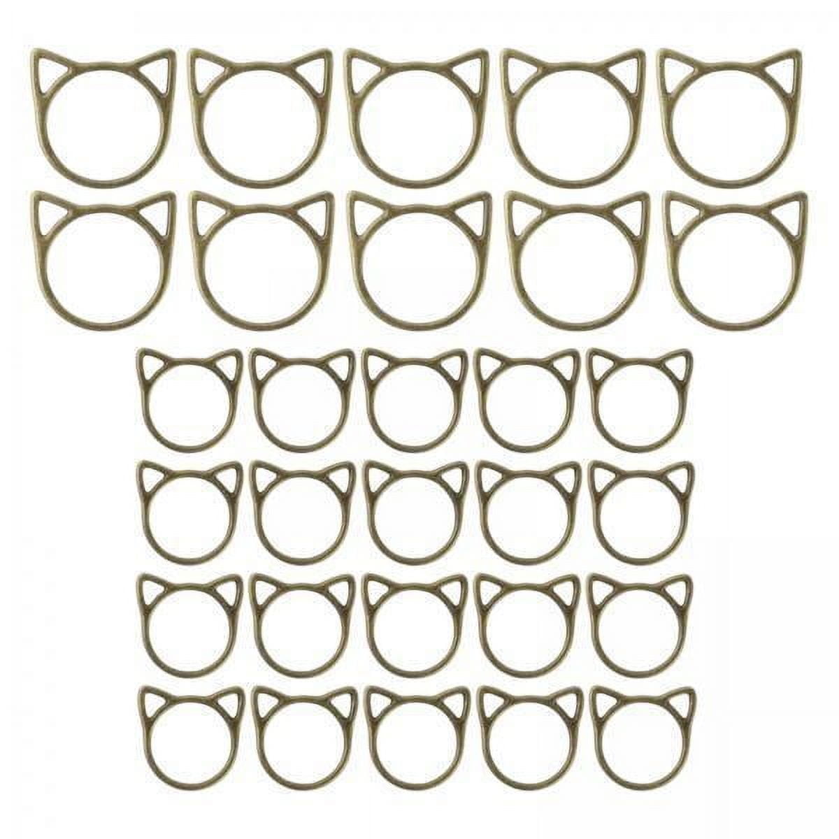 HOMYL 6x Charming Collection of 30 Knitting Stitch Markers for Crafting Projects