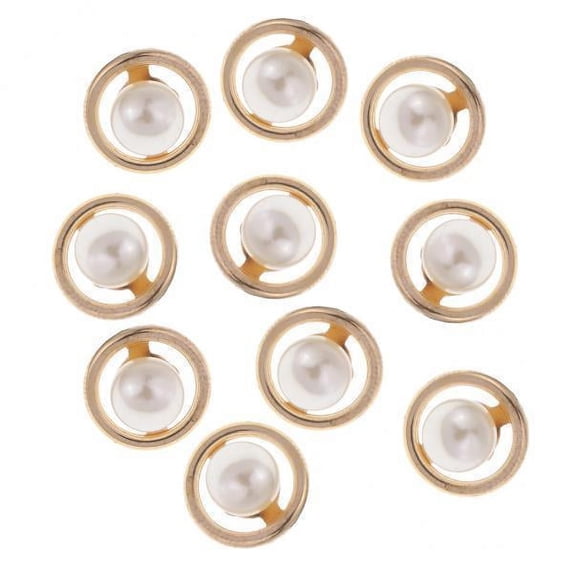 HOMYL 6x10Pcs for Sewing Wedding Dress 10mm Gold