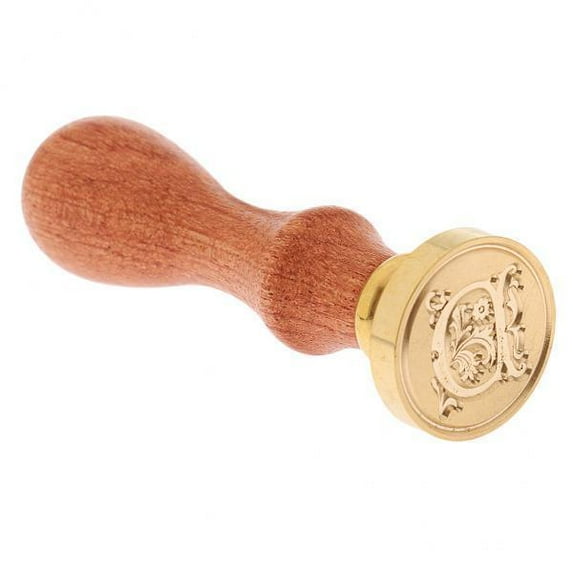 HOMYL 6xRetro Classic Stamp Wooden Alphabet Letter D