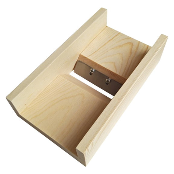 HOMYL Adjustable Wooden Soap Planer Soap Beveler for Soap Division and Candle Moulds