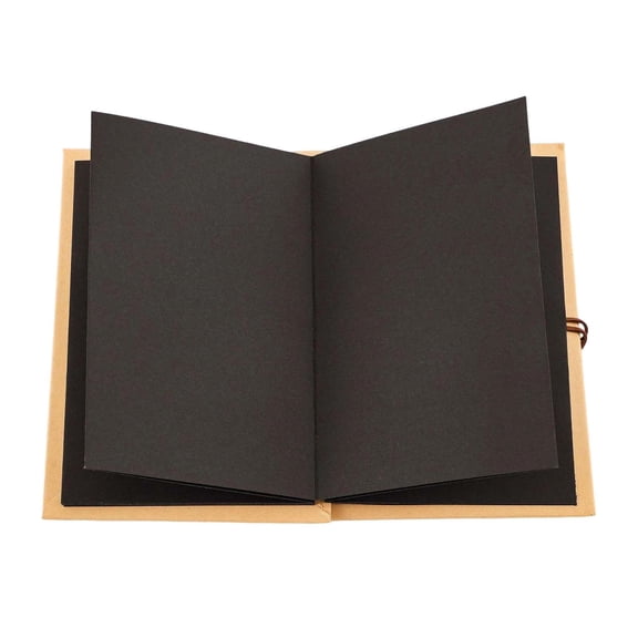 HOMYL Black Scrapbook (18 Sheet 34 Pages) Photo Storage DIY Photo Book for Baby Shower Medium