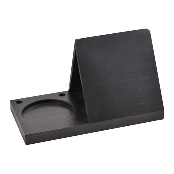 HOMYL Book Holder with Drink Holder Solid Wood Book Rest for Home Desk Living Room Black